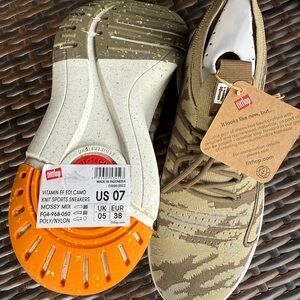 FitFlop Mossy Knit Camo Sneakers